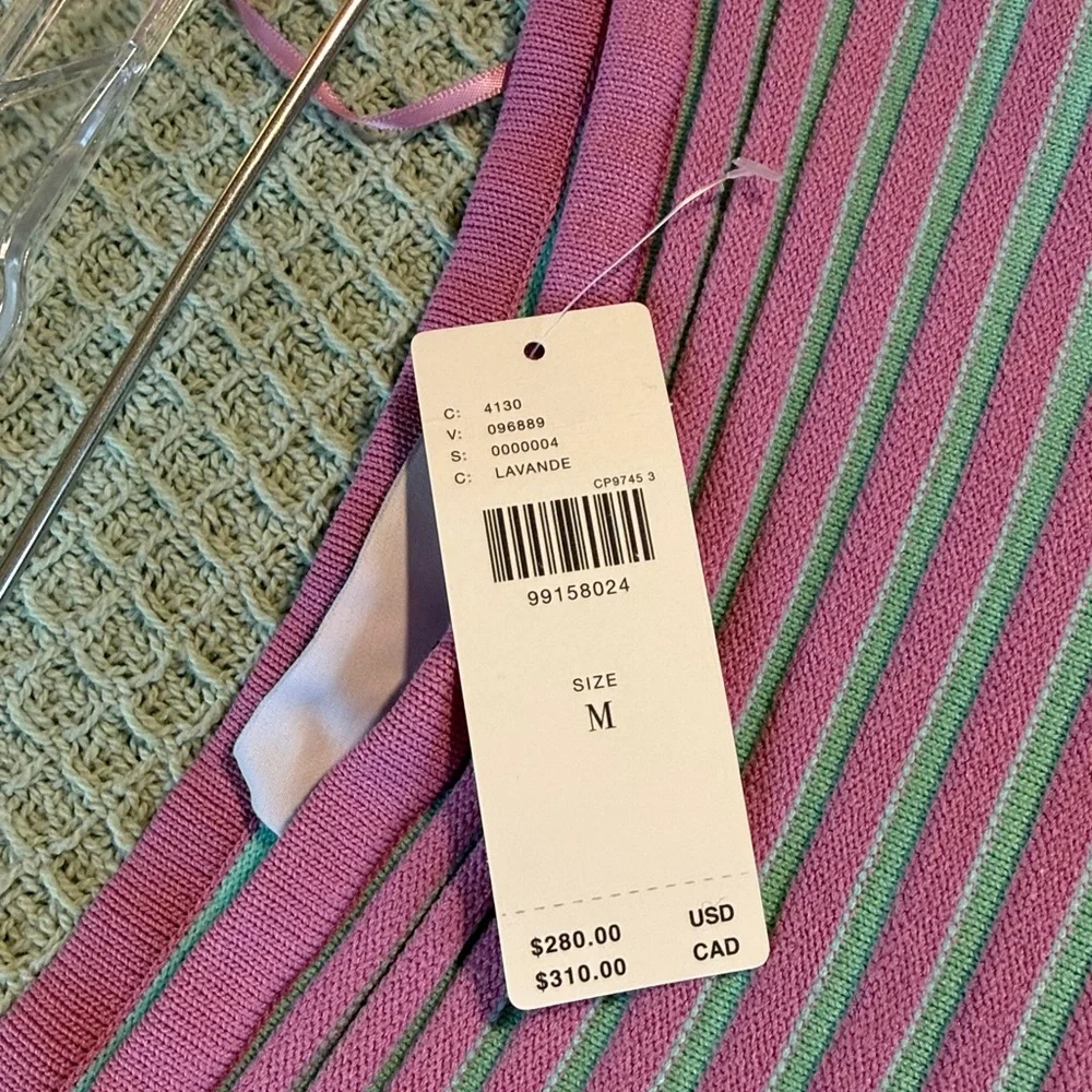 NWT The Wolf Gang Anthropologie Sunmor Tube Dress Stripe Medium - Picture 11 of 11